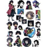 Bsb Japon Anime Sticker Telefon Laptop Notebook Tablet Defter Matara Stiker Etiket ST898