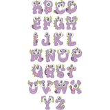 Bsb Mor Harf Sticker Telefon Laptop Notebook Tablet Defter Matara Stiker Etiket ST812
