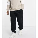 BSBSPOR Erkek Oversize Yazlık Jogger Salaş Eşofman Altı Pantolon - Siyah - 2XL