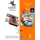 BSC Chocolate Samsun Çikolatası 30 gr 40 Adet Bar tipi Dolgulu Sütlü Çikolata