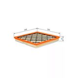 Bscf026400217 Hava Filtresi [ Opel, Chevrolet, Buıck, Astra, Zafıra, Cruze, Orlando, Cascada, Excelle Gt, Excelle
