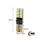 BsElektronik Süper Kalite Güçlü T10 Dipsiz Beyaz Led Ampül 24 Led Smd Canbus
