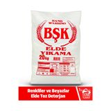BSK Elde Toz Çamaşır Deterjanı Renkliler Ve Beyazlar İçin 20 Kg