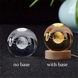 Bşk Virgo 3D Kristal Küre Gece Lambası - Gün Işığı - Evren