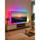 Bşk Virgo 5050 Smd Rgb LED Şerit 5 Metre Kumandalı Renkli Tv Oda Masa Arkası Dekoratif Aydınlatma Seti - 00 Beyaz - Belirtilmemiş