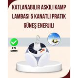 Bşk Virgo Katlanabilir Güneş Enerjili LED Kamp Lambası USB Şarjlı - Belirtilmemiş - 0 - Siyah
