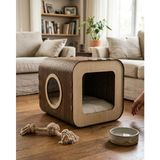Bşk Virgo Özel Tasarım Fusion Mdf Kedi Evi - Belirtilmemiş