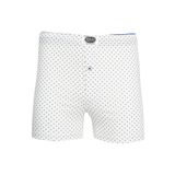 BSM 13704 Yıldız Baskılı Beyaz Erkek Boxer
