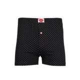 BSM 13704 Yıldız Baskılı Siyah Erkek Boxer