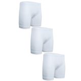 BSM 14873 3'lü Ribana Beyaz Erkek Boxer
