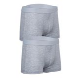 Bsm Erkek 2' li Stretch Boxer 44253 Koyu Gri B0120M044253 Gri XXL