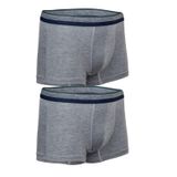 Bsm Erkek 2' li Stretch Boxer 44253 Koyu Gri B0120M044253 Koyu Gri 3XL