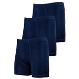 Bsm Erkek 3'lü Paket Pamuklu Lastik Bel Uzun Boxer 14103 Lacivert XXL