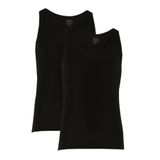 Bsm Erkek Kaşkorse 2 li Atlet 11373 Siyah 3XL