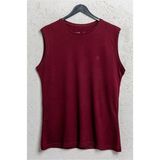 Bsm Erkek Modal Serinleten Dip Kol T-Shirt 55403 - Bordo - 2XL