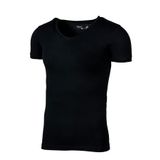 BSM Erkek Siyah Modal Pamuklu V Yaka Body (M, Siyah)