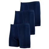 Bsm Erkek Uzun Kıvrımlı 3'lü Boxer 14103 Koyu Gri B0121M014103 Gri 3XL