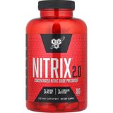 Bsn, Nitrix 2.0 Nitric Oxide Creatine Monohydrate L-Citrulline 180 Tablets - Aromasız