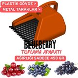 BSR Garden Plastik Meyve Toplama Tarağı, Aronya ve Kuşburnu İçin Ergonomik Tasarım 450 gr - Metal taraklı