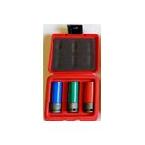 BSR Lastik Market1/2" Darbeli Lokma Seti 17,19,21 Mm Plastik Kaplı Jantları Çizmez
