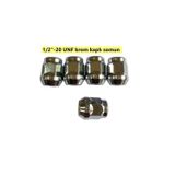 BSR Lastik MarketBijon Somunu 1/2"-20 UNF Aa=19mm boy 29mm Krom Kaplı,Fiyat 5 Adet için JEEP gibi İngiliz araçlara