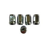 BSR Lastik MarketBijon Somunu Krom Kaplı M14x1.5 - Aa=19mm Boy=35 mm, 5adet somun set