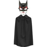Bsre Batman Maskesi Catwoman ve Batman Pelerini Siyah Set