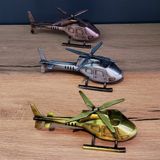 Bsre Dekoratif Metal Helikopter