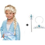 Bsre Karlar Ülkesi Frozen Elsa Kostüm Seti Çocuk Boy