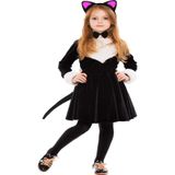Bsre Kedi Kostüm Seti - Kulak Taç, Kuyruk, Papyon 3 lü Set (Çocuk Boy)