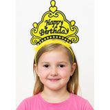 Bsre Sarı Happy Birthday Doğum Günü Prenses Tacı