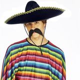 Bsre Sombrero Meksika Şapkası Altın Şeritli Yetişkin Boy