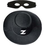 Bsre Zorro Şapka Maske Set Yetişkin