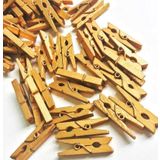 BSSM 100'lü 2.5 cm 10'lu Paket-1000 Adet Gold Ahşap Mandal