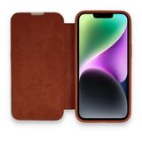 BSSM Dolpin Kapaklı - Kahverengi iPhone 13 Pro Kılıf