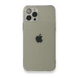 BSSM Fly Lens Silikon - Şeffaf iPhone 12 Pro Kılıf