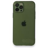 BSSM Fly Lens Silikon - Yeşil iPhone 12 Pro Kılıf