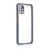 BSSM Gri Samsung Galaxy A71 Miami Şeffaf Silikon Kılıf