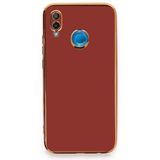 BSSM Huawei P20 Lite Volet Silikon Kırmızı Kılıf