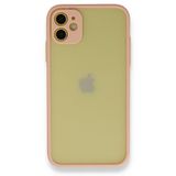 BSSM iPhone 11 Montreal Silikon Kapak Pembe Kılıf