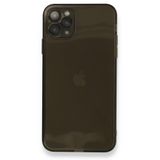 BSSM iPhone 11 Pro Max Fly Lens Silikon Siyah Kılıf