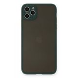 BSSM iPhone 11 Pro Max Montreal Silikon Kapak Yeşil Kılıf