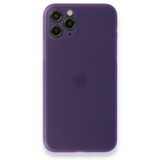 BSSM iPhone 11 Pro Max PP Ultra İnce Kapak Mor Kılıf