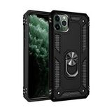 BSSM iPhone 11 Pro Sofya Yüzüklü Silikon Kapak Siyah Kılıf