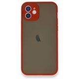BSSM iPhone 12 Montreal Silikon Kapak Kırmızı Kılıf
