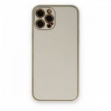 BSSM iPhone 12 Pro Coco Deri Silikon Kapak Beyaz Kılıf