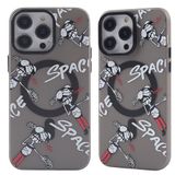 BSSM iPhone 12 Pro Max Magneticsafe Desenli Kapak Apollo Siyah 3 Kılıf