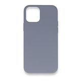 BSSM iPhone 12 Pro Max Nano içi Kadife Silikon Gri Kılıf