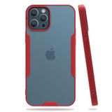 BSSM iPhone 12 Pro Max Platin Silikon Kırmızı Kılıf