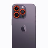BSSM iPhone 12 Pro Turuncu Neon Fosforlu Kamera Lens